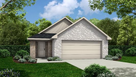 New construction Single-Family house Cardinal, 21134 Bella Coral Drive, Cypress, TX 77433 - photo