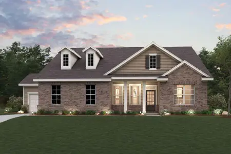 New construction Single-Family house 6695 Dusk Street, Dawsonville, GA 30534 Redwood- photo 0