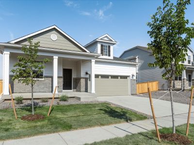 Deercreek exterior image taken at a Meritage Homes community in Commerce City, CO.