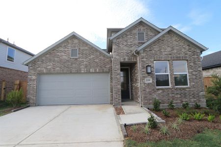 New construction Single-Family house 1139 Sugar Drive, Tomball, TX 77375 Orchid- photo 0