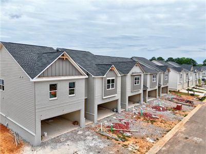 New construction Townhouse house 5470 Rock Place Court, Norcross, GA 30093 Queensland- photo 0