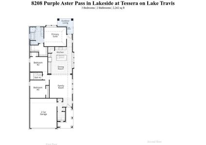 New construction Single-Family house 8208 Purple Aster Pass, Lago Vista, TX 78645 Carlton Plan- photo