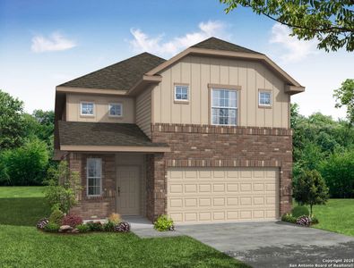 New construction Single-Family house 2435 Applewhite Meadow, San Antonio, TX 78224 Fulton- photo 0