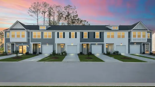 Egret Townhome building in Moncks Corner by DRB homes