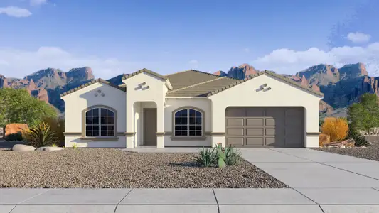 New construction Single-Family house 15450 W Cottontail Ln, Surprise, AZ 85387 Onyx- photo 0