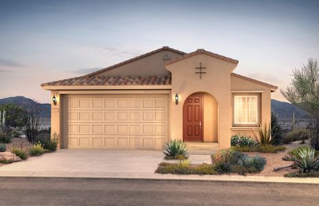 New construction Single-Family house 13569 W Calle De Pompas, Peoria, AZ 85383 Hewitt II- photo 0