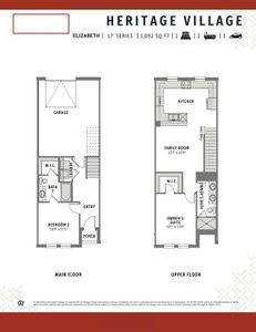 Our Elizabeth floor plan offers private bedroom spaces and a delightful open concept design great for entertaining!