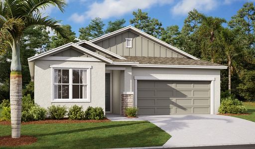 New construction Single-Family house 610 Heritage Square Drive, Haines City, FL 33844 - photo 1 1