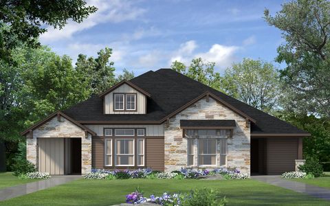 New construction Townhouse house Seawall Side A, 201 Kissing Tree Ln, San Marcos, TX 78666 - photo