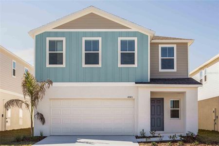 New construction Single-Family house 7646 Freesia Trace, Wesley Chapel, FL 33545 Valencia- photo 0 0