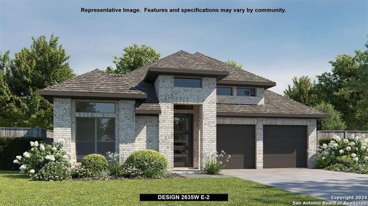 New construction Single-Family house 12422 Brynn Creek Pass, San Antonio, TX 78254 Design 2635W- photo 0 0