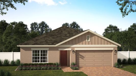 Elevation 1 with Optional Cladding | Kensington Flex | Trinity Place | New Homes In St. Cloud, FL | Landsea Homes