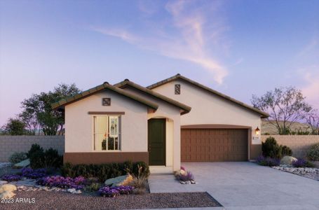 New construction Single-Family house 25280 W Huntington Drive, Buckeye, AZ 85326 Villa Collection Plan 3502- photo 0