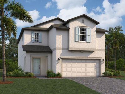 New construction Single-Family house 2493 Sunny Pebble Loop, Zephyrhills, FL 33540 - photo 0