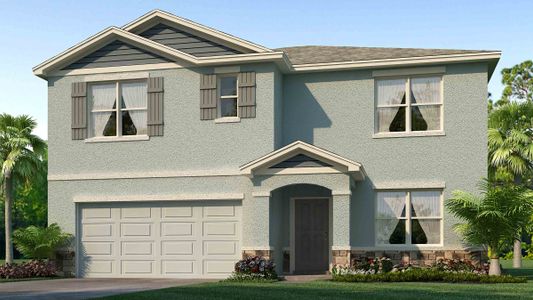 New construction Single-Family house 7248 Broad River Avenue, Land O' Lakes, FL 34638 Hayden- photo 0