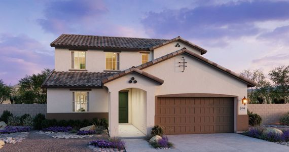 New construction Single-Family house Plan 4004 At The Residences Collection At Frontera, 22561 West Mohawk Lane, Surprise, AZ 85387 - photo