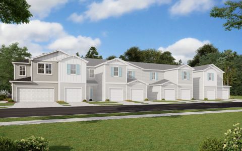 New construction Townhouse house 180 Brandon Lakes Drive, Saint Augustine, FL 32092 - photo 2 2