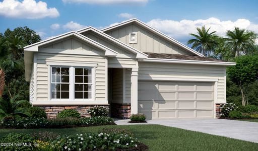 New construction Single-Family house 75580 Canterwood Drive, Yulee, FL 32097 Peridot- photo 0