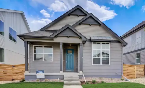 New construction Single-Family house 6061 Goodnight Ave, Timnath, CO 80547 Meadow Series - Abilene- photo 0