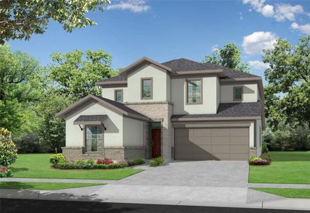 New construction Single-Family house 29751 Bur Creek Lane, Fulshear, TX 77441 Kendall- photo 0 0