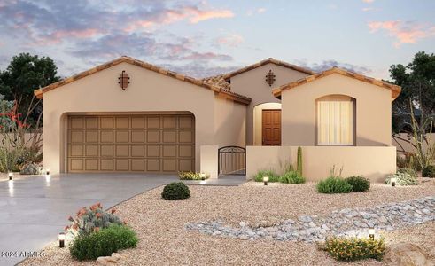 New construction Single-Family house 17302 W Columbine Drive, Surprise, AZ 85388 Villagio Series - Belice- photo 0