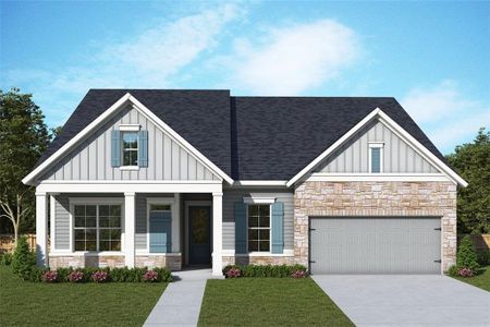 New construction Single-Family house 7036 Cottage Grove Drive, Flowery Branch, GA 30542 - photo 0