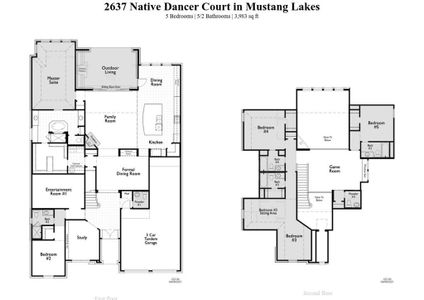 New construction Single-Family house 2637 Native Dancer Court, Celina, TX 75009 222 Plan- photo 1 1