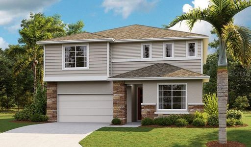 New construction Single-Family house 4201 Southern Vista Loop, Saint Cloud, FL 34772 Moonstone- photo 0