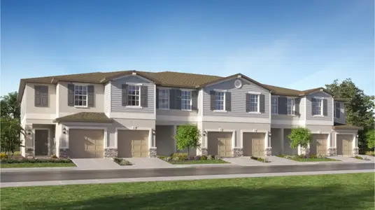 New construction Multi-Family house 2451 Sunray Venus Way, Ruskin, FL 33570 Glenmoor II- photo 0 0