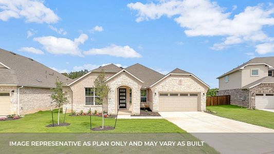 New construction Single-Family house The Hawthorne II, 2140 Ghost Rider Court, Leander, TX 78641 - photo