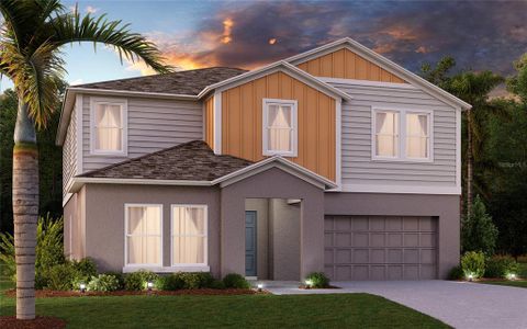 New construction Single-Family house 837 Sand Sea Place, Haines City, FL 33844 Catalina- photo 0