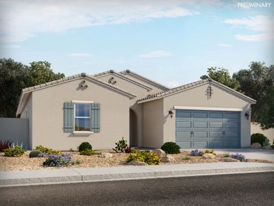 New construction Single-Family house 2588 E Rosario Mission Drive, Casa Grande, AZ 85194 Amber- photo 0