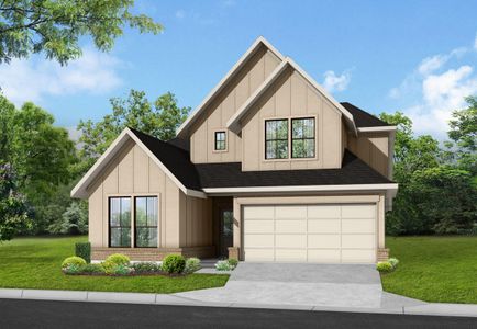 New construction Single-Family house Montague, 307 Prairie Warbler Street, Magnolia, TX 77354 - photo