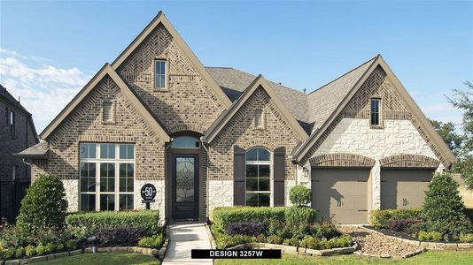 New construction Single-Family house 21218 Prancing Pony Trail, Tomball, TX 77377 Design 3257W- photo 4 4