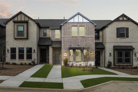 New construction Townhouse house 6013 Baritone Court, Sachse, TX 75048 Columbia Homeplan- photo 0