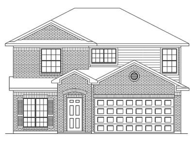 New construction Single-Family house The Bedford II, 10003 Whitney Reach Drive, Iowa Colony, TX 77583 - photo
