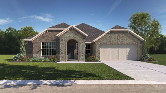 New construction Single-Family house The Hawthorne II, 2140 Ghost Rider Court, Leander, TX 78641 - photo