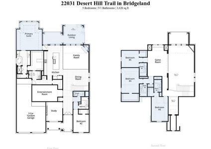 New construction Single-Family house 22031 Desert Hill Trail, Cypress, TX 77433 221 Plan- photo 1 1