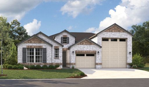 New construction Single-Family house 253 Firethorn Road, Marble Falls, TX 78654 Deacon- photo 0