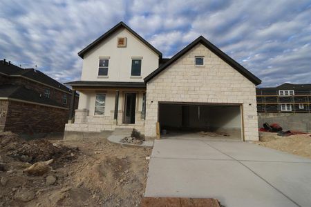 New construction Single-Family house 5012 Olimpico Way, Leander, TX 78641 Sapphire- photo 1 1