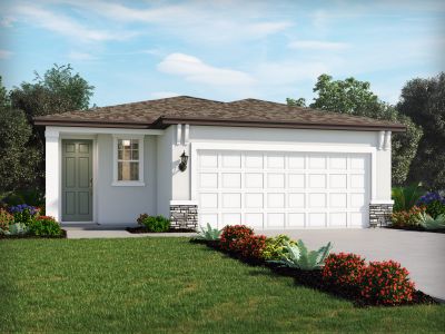 New construction Single-Family house Everglade, 3923 Radiant Mountain Drive, Plant City, FL 33565 - photo