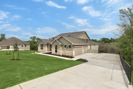 New construction Single-Family house 127 Ln Red Tail Hawk, Cedar Creek, TX 78612 Chesapeake- photo