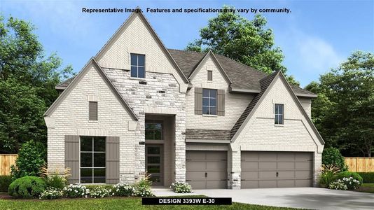 New construction Single-Family house Design 3393W, 21733 Grayson Highlands Way, Porter, TX 77365 - photo
