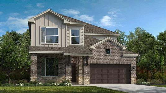 New construction Single-Family house 4333 Contrail Ln, Round Rock, TX 78665 Quinley- photo 0