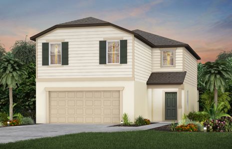 New construction Single-Family house 10623 Hidden Banks Glen, Parrish, FL 34219 Tybee- photo 1 1