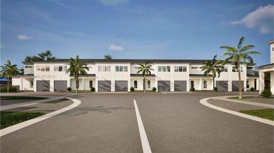 New construction Townhouse house 5070 Sw 37 St, Pembroke Park, FL 33023 - photo 0