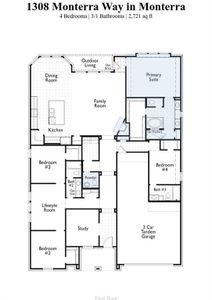 New construction Single-Family house 1308 Monterra Way, Fate, TX 75087 Fleetwood Plan- photo