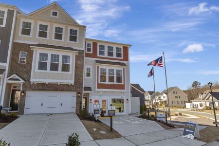 New construction Townhouse house 2253 Kettle Falls Station, Apex, NC 27502 Buckingham - Front Entry Townhomes- photo 0