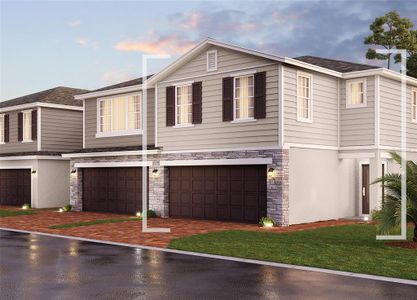 New construction Townhouse house 4858 Cedar Bay Terrace, Kissimmee, FL 34746 Allendale- photo 0 0