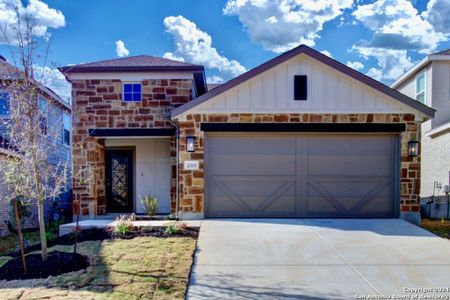 New construction Single-Family house 2065 Flametree Avenue, New Braunfels, TX 78132 Journey Series - Compass- photo 0